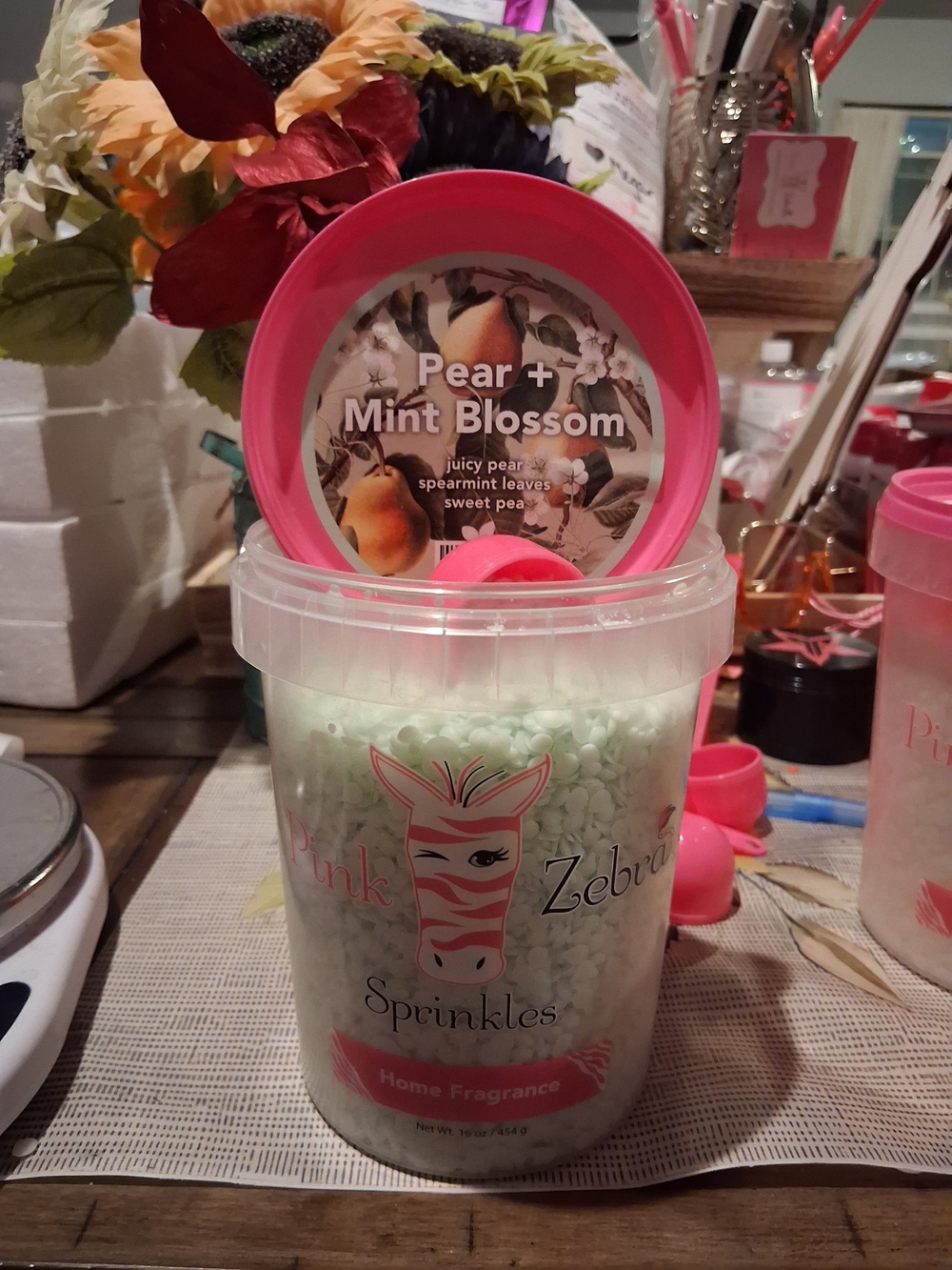 Pink Zebra Pear + Mint Blossom Sprinkles - Mint Green & Pink